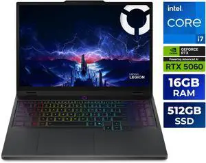 Lenovo Legion 5i - 15.1" GeForce RTX 5060 Laptop GPU - Intel Core i7-14700HX - 16GB Memory - 512GB SSD - (2560x1660) 165Hz OLED Display - Windows 11 Home Gaming Laptop (83LY000LUS)